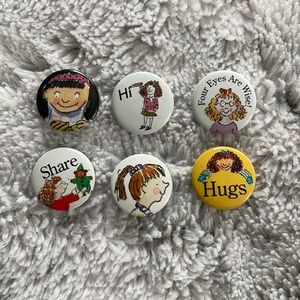 American Girl- Grin Pins-Friends